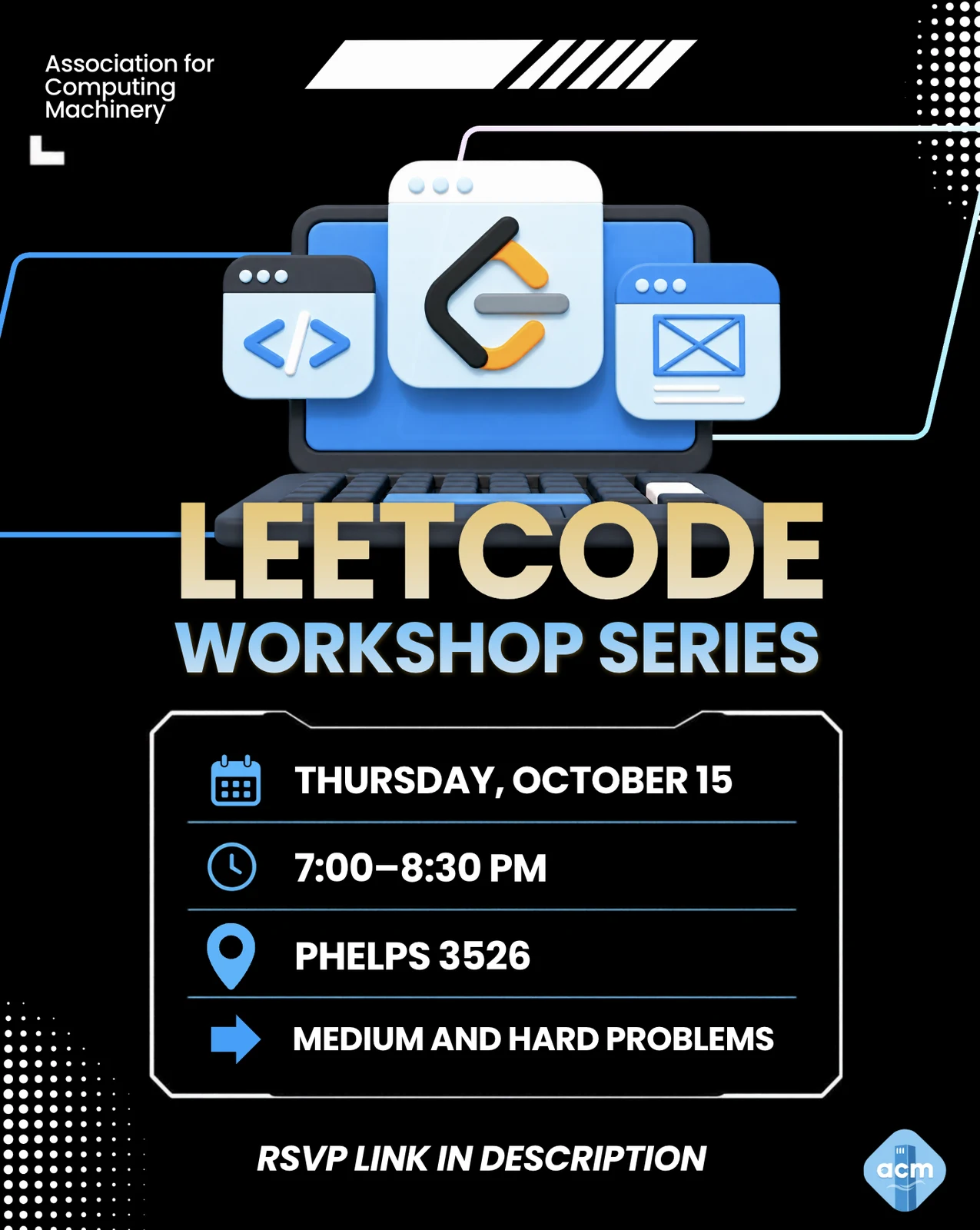 Image for ACM Leetcode Workshop Series